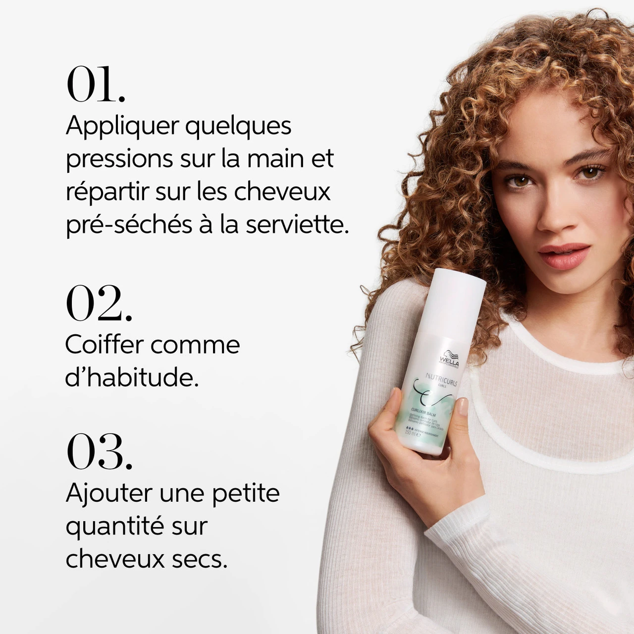 Baume De Définition Pour Boucles Nutri Curls Wella 150ml 2 Baume De Définition Pour Boucles Nutri Curls Wella 150ml – Image 2