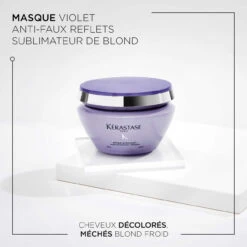 Masque Ultra-Violet Blond Absolu Kérastase 200ml -Magasin De Produits Capillaires 3474636692408 1 05779.1684846744