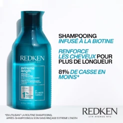 Shampooing Extreme Length Redken 300ml -Magasin De Produits Capillaires 3474636920211 1 07825.1694782064