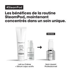 Soin Lissant 3-en-1 Steampod L'Oréal Professionnel 50ml -Magasin De Produits Capillaires 3474637153434 3 17163.1694098770