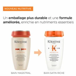 Bain Satin Riche Nutritive Kérastase 250ml -Magasin De Produits Capillaires 3474637154943 6 03357.1684847833