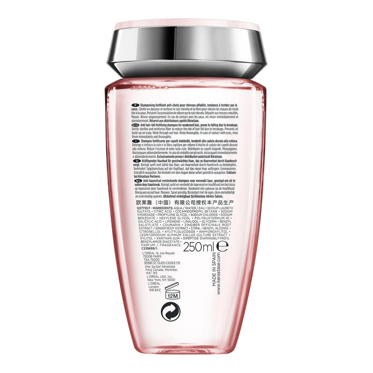 Bain Hydra-Fortifiant Genesis Kérastase 250ml 2 Bain Hydra-Fortifiant Genesis Kérastase 250ml – Image 2