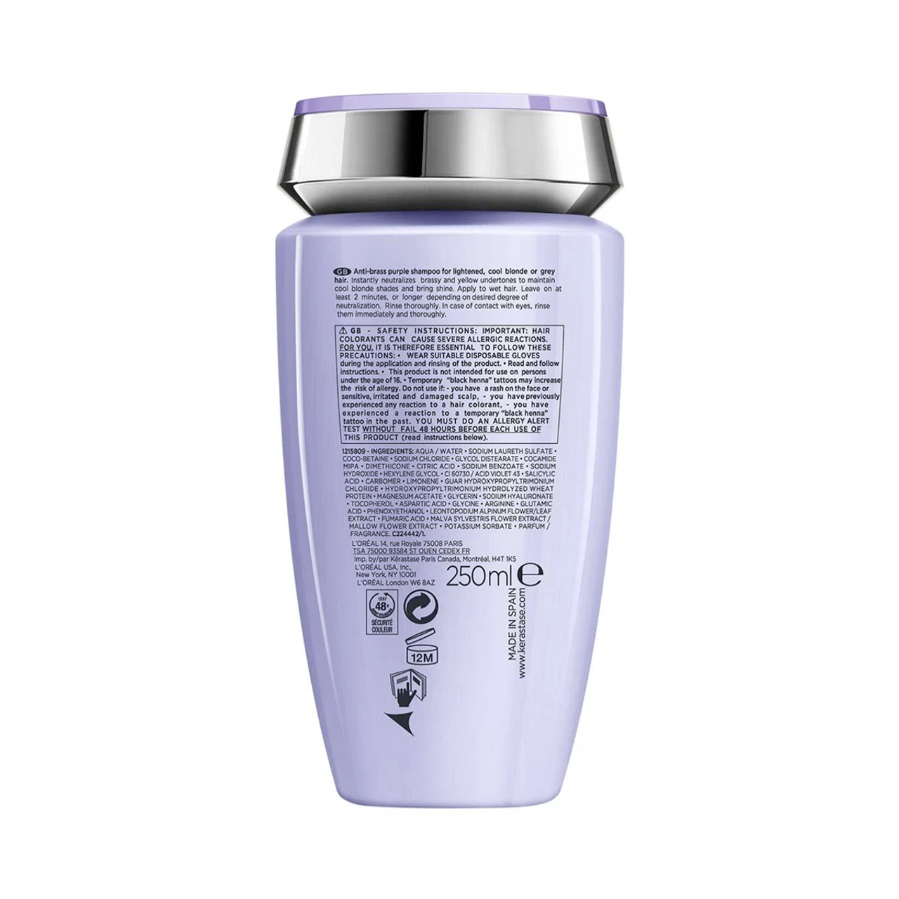 Bain Ultra-Violet Blond Absolu Kérastase 250ml 2 Bain Ultra-Violet Blond Absolu Kérastase 250ml – Image 2