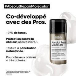 Masque Sans Rinçage Absolut Repair Molecular L'Oréal Professionnel 100 Ml 8 Masque Sans Rinçage Absolut Repair Molecular L'Oréal Professionnel 100 Ml -Magasin De Produits Capillaires masque 2 35976.1694092138