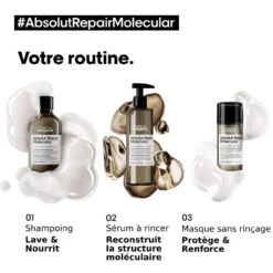 Shampooing Absolut Repair Molecular L'Oréal Professionnel 300 Ml -Magasin De Produits Capillaires molecular 1 25564.1694081532.1280.1280 68640.1694081968.1280.1280 73480.1694087331